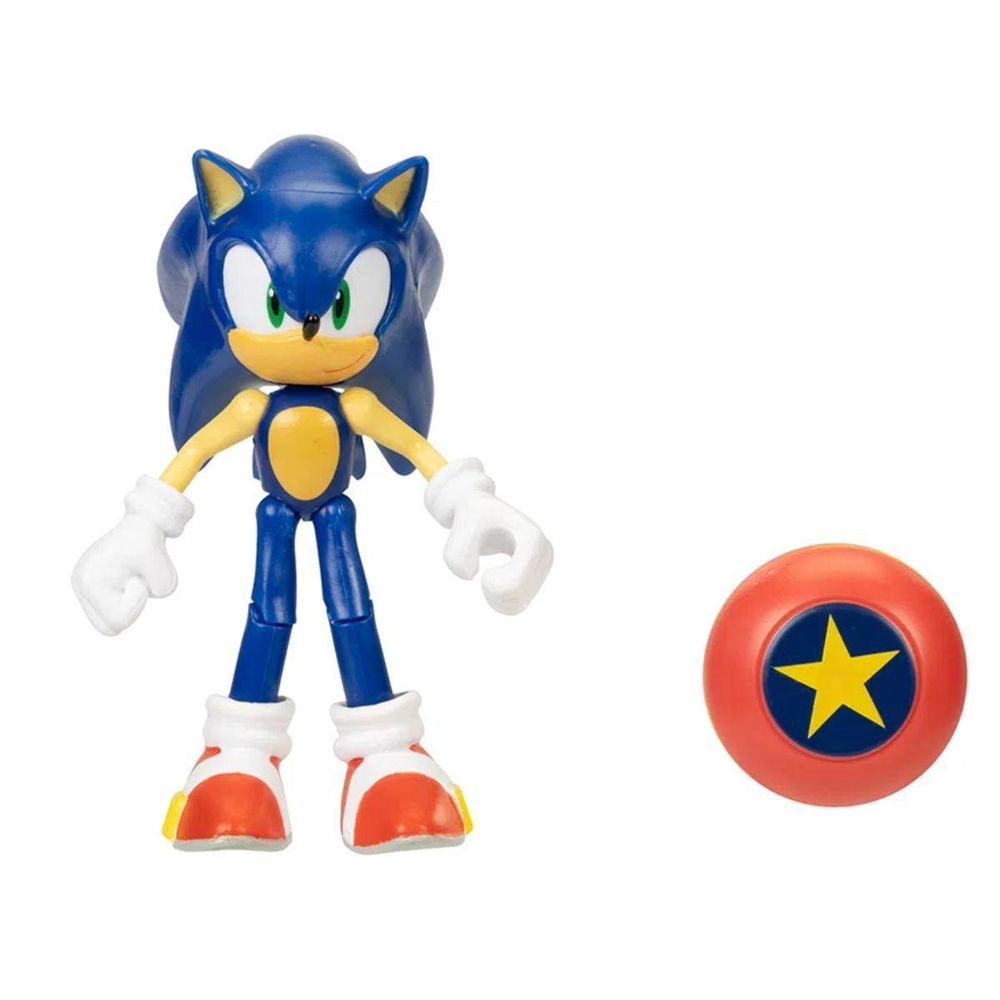 Boneco Sonic The Hedgenog Super Sonic Articulado - Candide