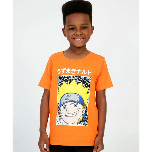 Camiseta Infantil Estampa Sakura Naruto Tam 4 a 10