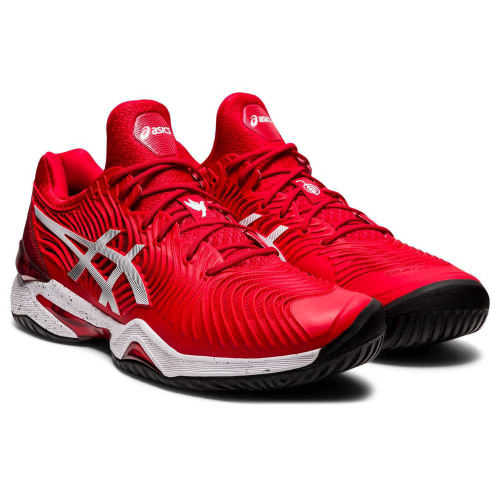 Asics vermelho 2024 e branco