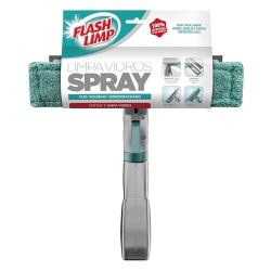 Limpa Vidros Spray Rodo 3x1 Reservatório 300ml MicroFibra Flash Limp FLP6384 Menor preço em Limpa Vidros Spray Rodo 3x1 Reservatório 300ml MicroFibra Flash Limp FLP6384