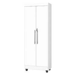 Armário Multiuso Lavanderia Com Chave 2 Portas 1,80m Texas Branco J&A Menor preço em Armário Multiuso Lavanderia Com Chave 2 Portas 1,80m Texas Branco J&A