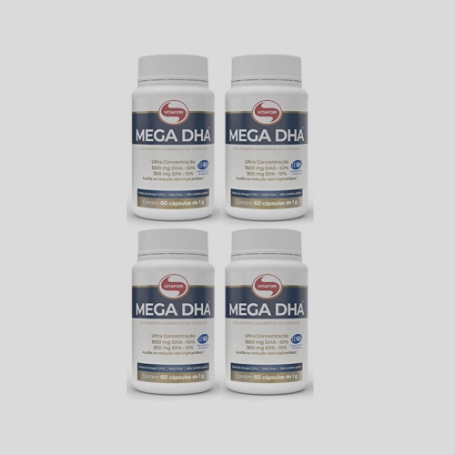 Mega DHA 1500mg 60 Cápsulas - Vitafor