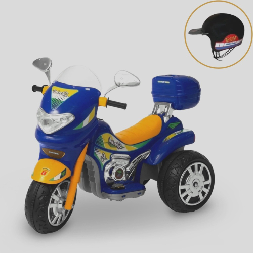 Moto Eletrica Infantil Grande Sprint Turbo Amarela 12v no Shoptime