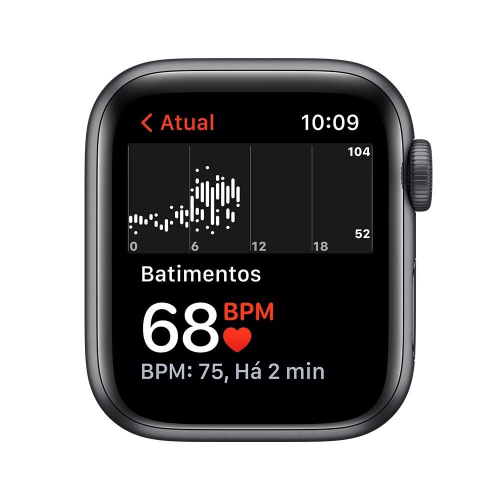 Apple Watch Nike Series 7 Gps 45mm Caixa De Alumínio Black