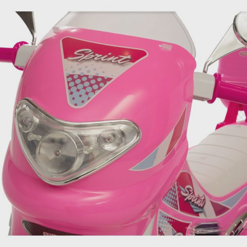 Moto Eletrica Infantil Sprint Turbo Com Capacete Pink 12V Biemme 673 na  Americanas Empresas