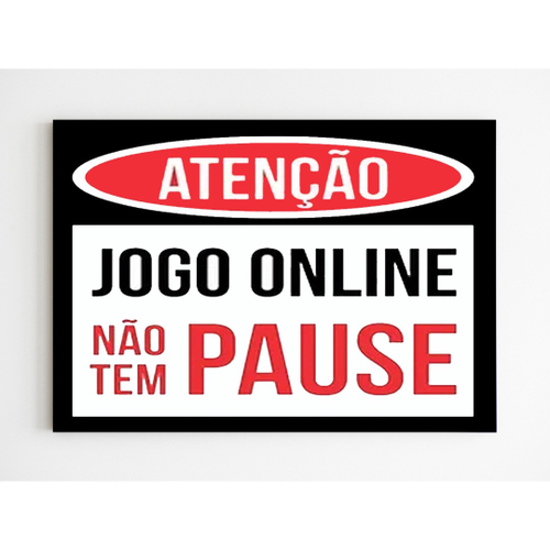 Placa A4 Jogo online não tem pause