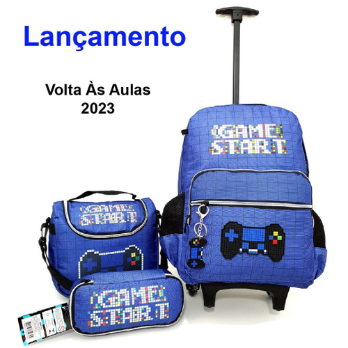 Mochila Infantil Escolar Meninos Videogame Jogos 2023 - P