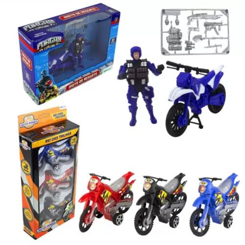 Moto de Brinquedo Chopper Action Infantil 4 cores - Tem Tem