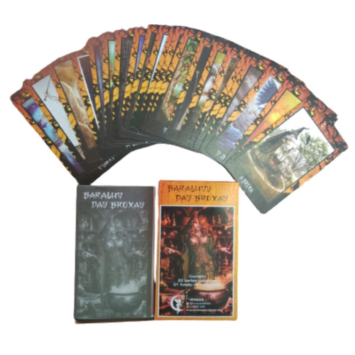 Jogo Cartas Baralho O Tarot Negro 22 Cartas Manual Promoção