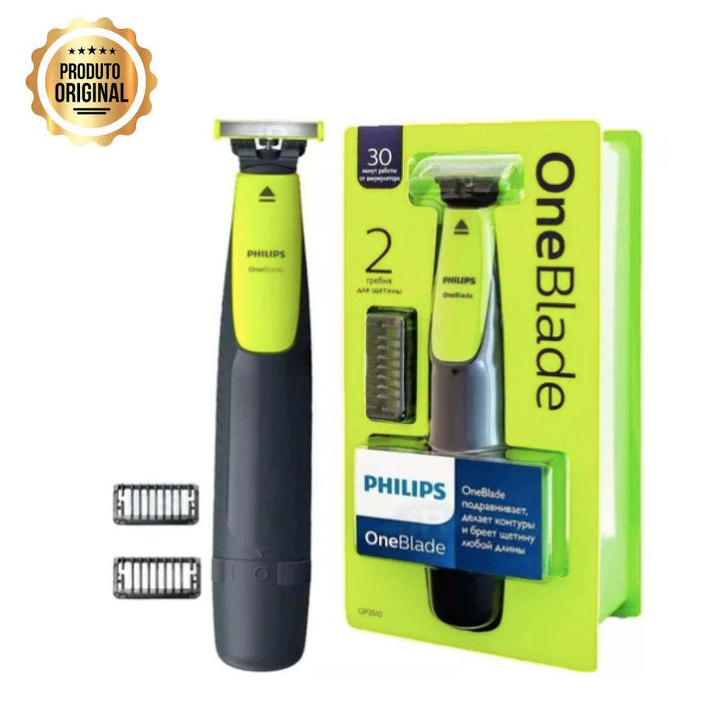 Aparador Elétrico Barbeador Philips Qp2510/10 Oneblade no Shoptime
