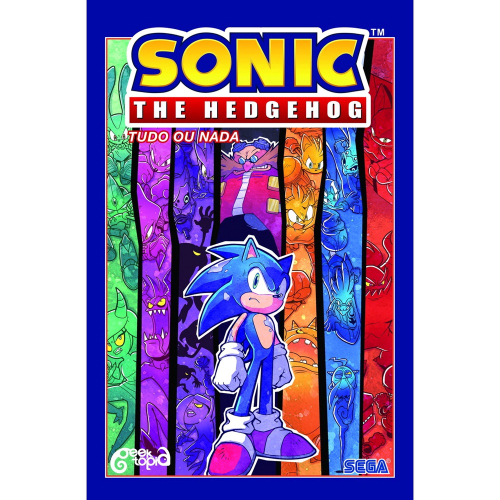 COMBO SONIC THE HEDGEHOG - VOLUMES 09 E 10 + POSTÊR E MARCADORES +