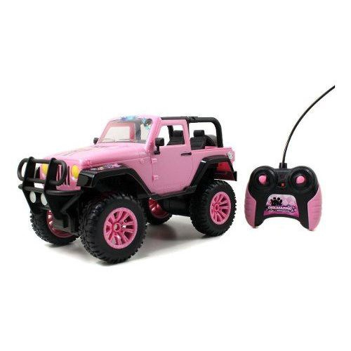 Jipe Pickup Carrinho De Controle Remoto Rosa Meninas