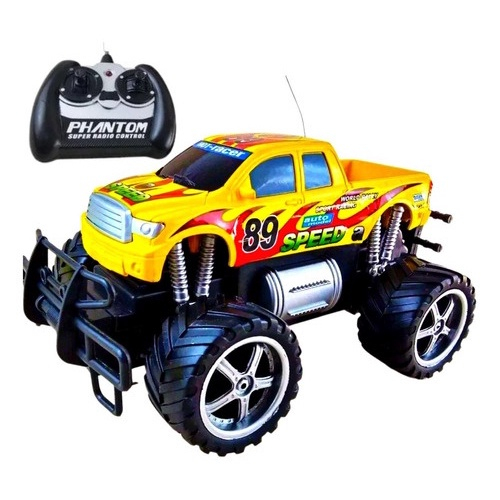 Brinquedo RC Carro Controle Remoto The Rock 7 Funcoes 3575