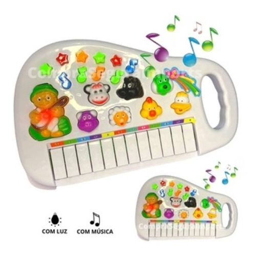 Piano Teclado Fazendinha Musical Ia Ia O Bichos Infantil