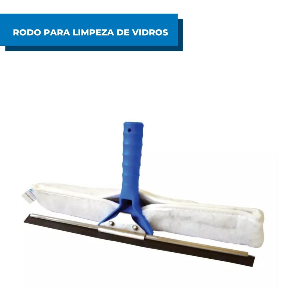 Kit 2 Em 1 Rodo Para Limpeza De Vidros 35cm Sem Cabo Limpeza Limpa E Seca Janela Rodinho Submarino