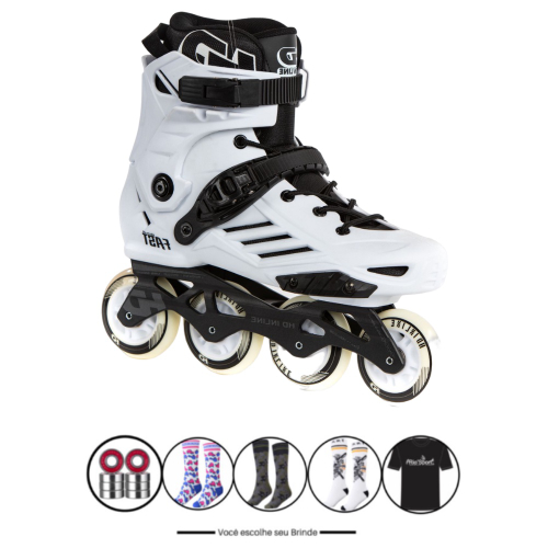 Jogo 6 Rodas Patins Inline Traxart Led 110mm/85A Freestyle em Promoção na  Americanas