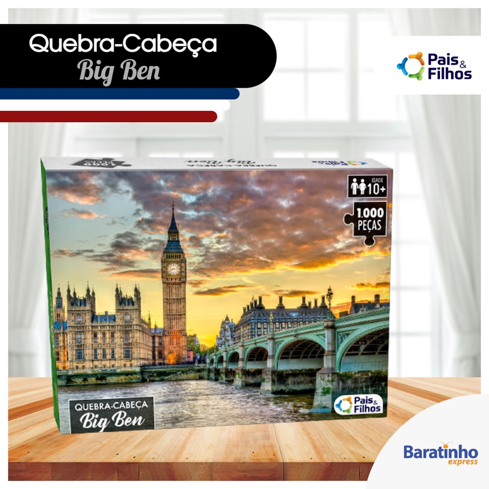 790679 - Quebra-Cabeça Londres - 1000 peças