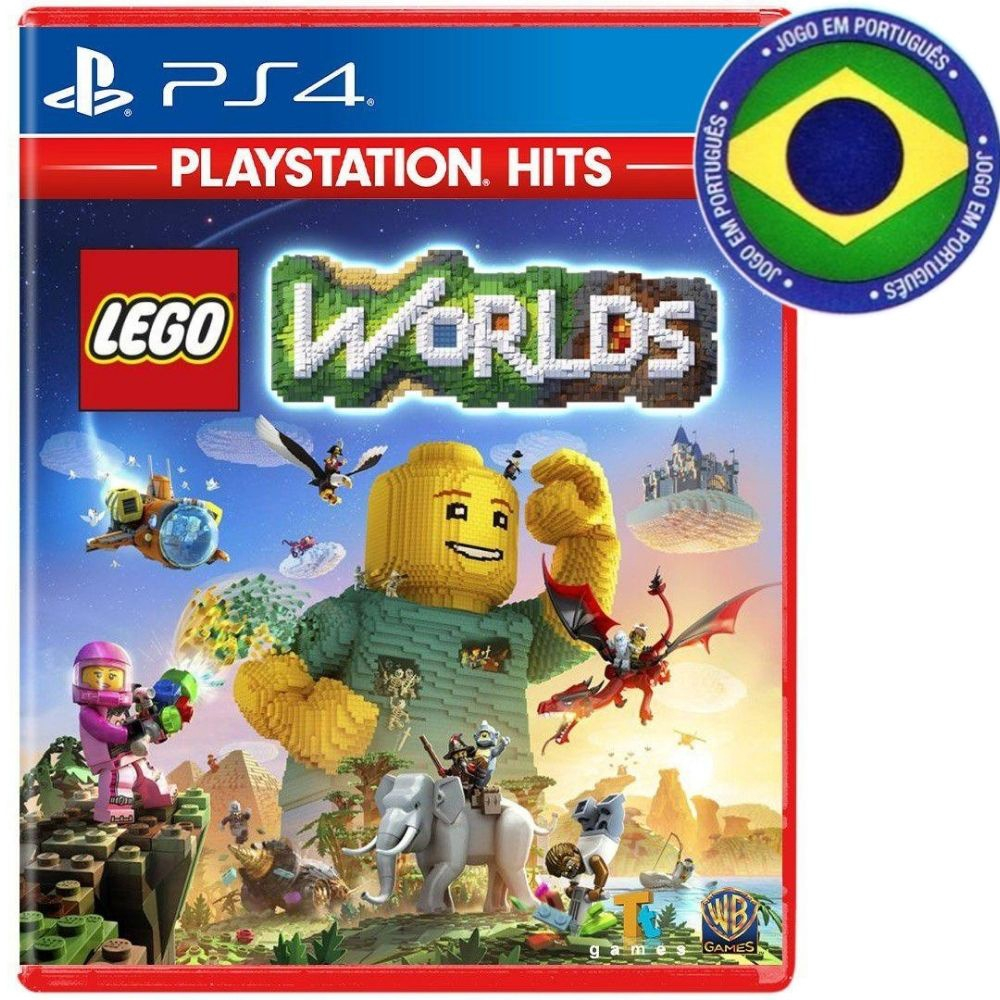 Jogo Lego Worlds (PS HITS) - PS4