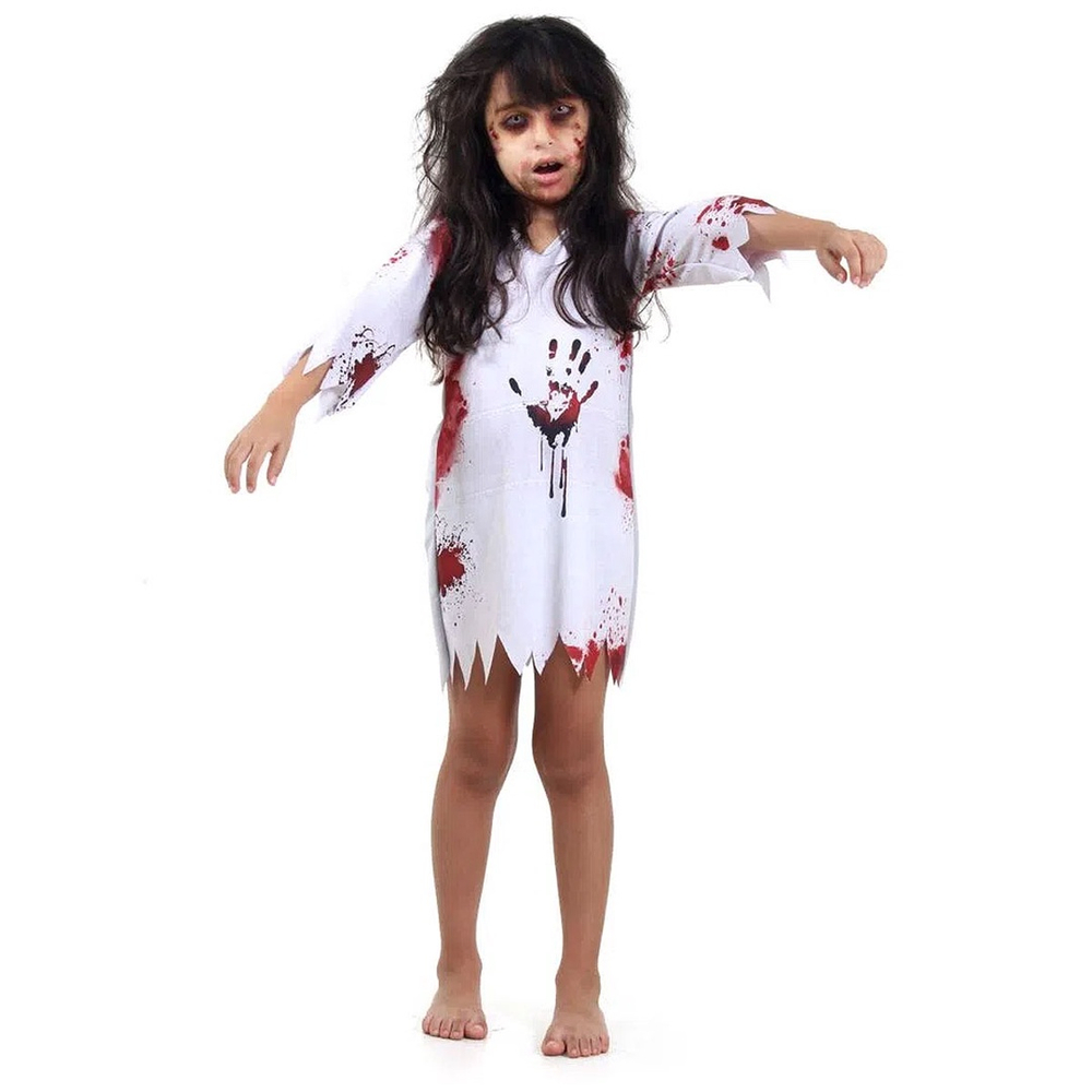 Fantasia Halloween Masculino De Zumbi Infantil