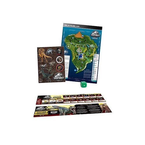 Jurassic World - Kit Jogo Carrinho Dinossauro - Mega Ovo - Sunny 3022