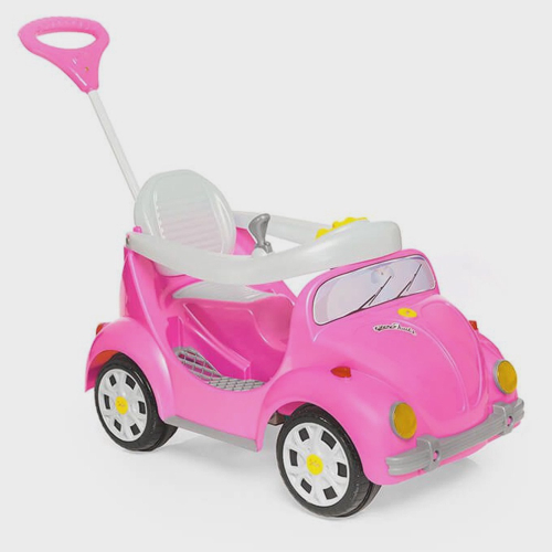 Carrinho Infantil Passeio Com Empurrador Super Cross - Biemme - Rosa