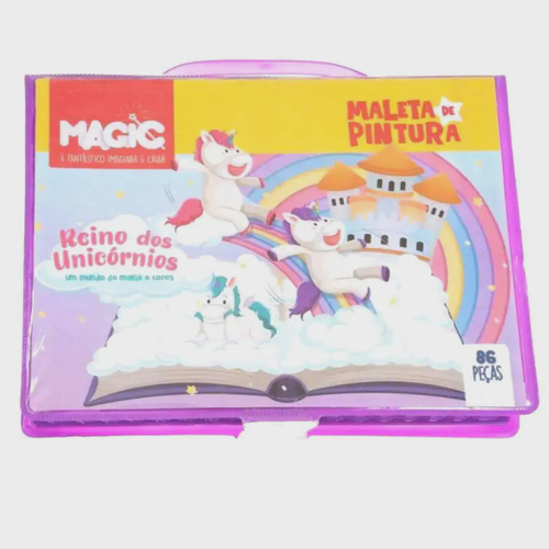 Kit de Pintura Infantil Patrulha Canina c/ Maleta 86 Peças