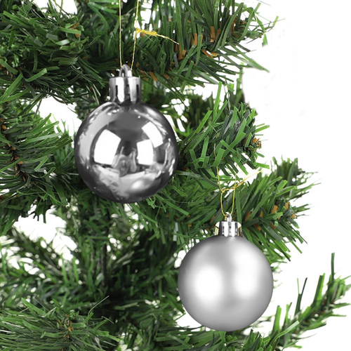 9 Bolas Enfeites de Árvore de Natal 6cm Prata Fosca e Brilhante em Promoção na Americanas 9 Bolas Enfeites de Árvore de Natal 6cm Prata Fosca e Brilhante em Promoção na Americanas