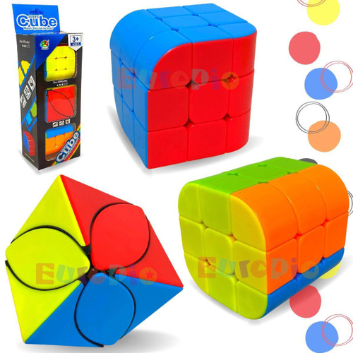 Kit Cubo Mágico Profissional Brinquedo Puzzle