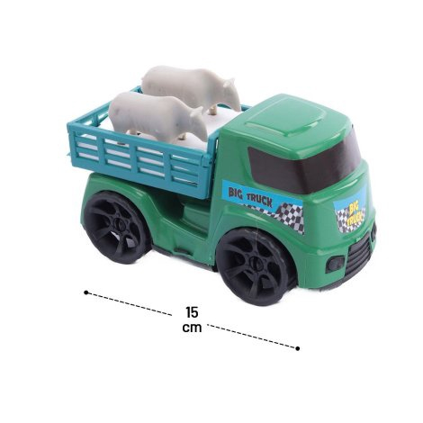 Caminhão De Brinquedo Grande Bi Trem Lona De Plástico - GL3 SHOP -  BRINQUEDOS