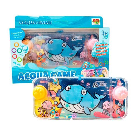 Aquaplay robô jogo de argola na água 14cm Brinquedo Azul em