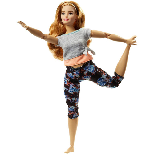 Barbie Nova Made To Move Aula De Yoga Loira Mattel Ftg80