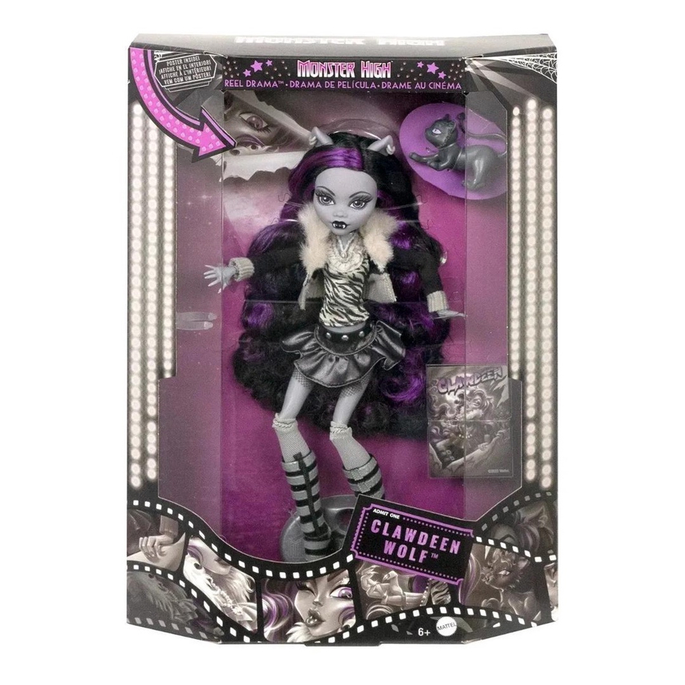 Boneca MONSTER HIGH Lobo Clawdeen (Idade Mínima Recomendada: 4