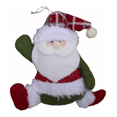 Jogo Sino Natal Metal Rústico Papai Noel E Boneco De Neve Pelúcia 14cm 6  Unidades - Master Christmas