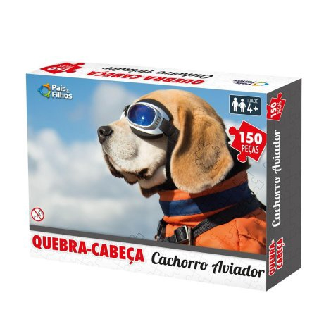 Quebra Cabeça Infantil Cachorro 3D MDF 26Pçs- VMP