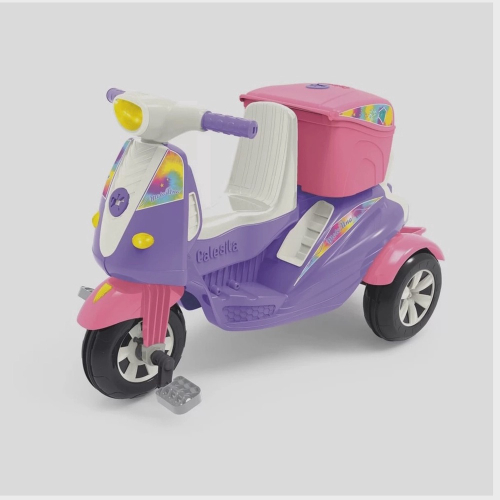 Motoca Carro de Passeio Infantil Velotrol Lelecita Rosa - Loja