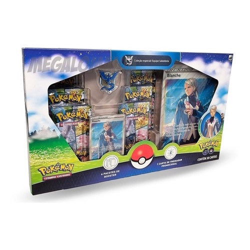 Brinquedo Cartas Baralho Jogo Cards Pokemon Go Equipes Copag em