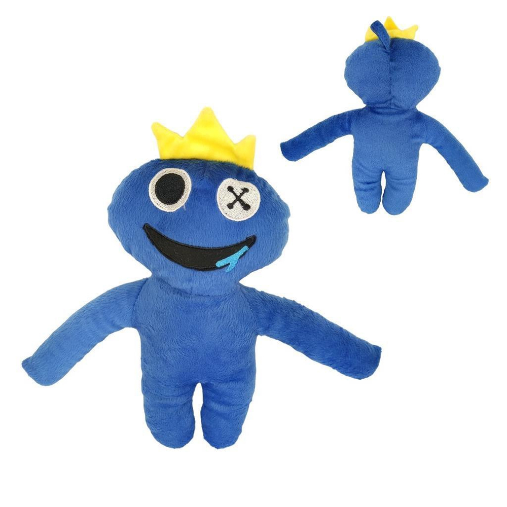 Boneco Blue Rainbow Friends Azul Babão Pelúcia Jogo Roblox