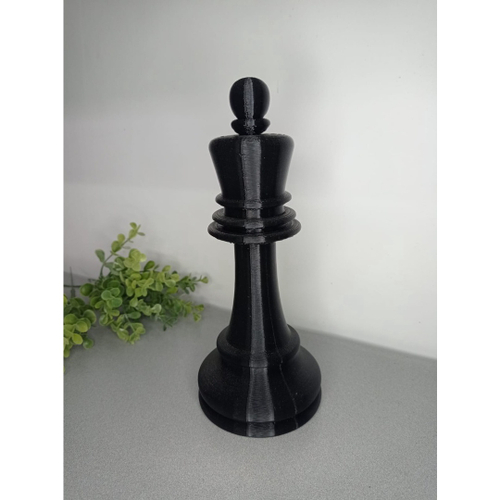 Decoração Peças De Xadrez Preto Cavalo Escultura Média Estátua 16cm