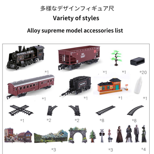 Trem eletrico infantil ferrorama locomotiva com som e luz trenzinho com  trilhos completo em Promoção na Americanas