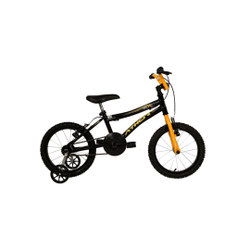 Bicicleta Top Aro 16 Masculina Atx Preta E Amarela Athor Bike Menor preço em Bicicleta Top Aro 16 Masculina Atx Preta E Amarela Athor Bike
