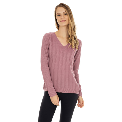 blusa pink manga longa