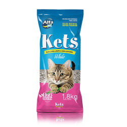 Silica Natural Kets White Areia para Gatos 1,8kg - Alfapet Menor preço em Silica Natural Kets White Areia para Gatos 1,8kg - Alfapet
