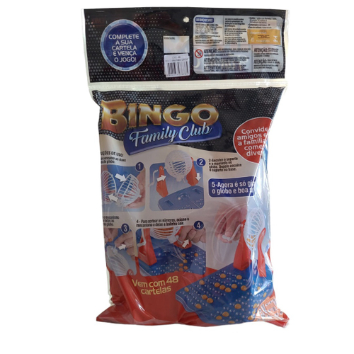 Jogo Do Bingo Com 24 Cartelas e 90 Bolinhas Ark Toys - Chic Outlet -  Economize com estilo!