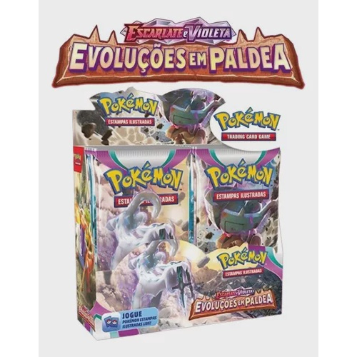 Jogo De Cartas Pokémon Evoluções Em Paldea Com 6 Copag - Atacado Dosul