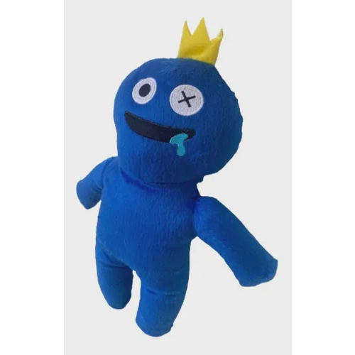 Pelúcia Azul Babão Rainbow Friends Roblox Monstro Blue 30cm