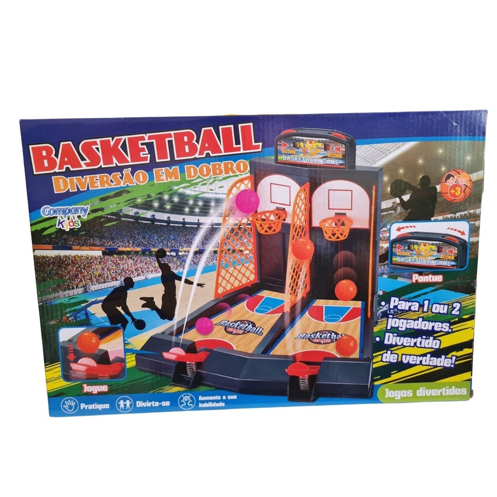 Mini Jogo Basquete De Mesa Brinquedo Com 6 Bolinhas Lançador em Promoção na  Americanas