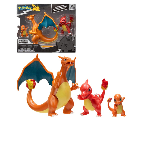 Pack Pokémon - 3 Figuras Evolution - Envio Aleatório