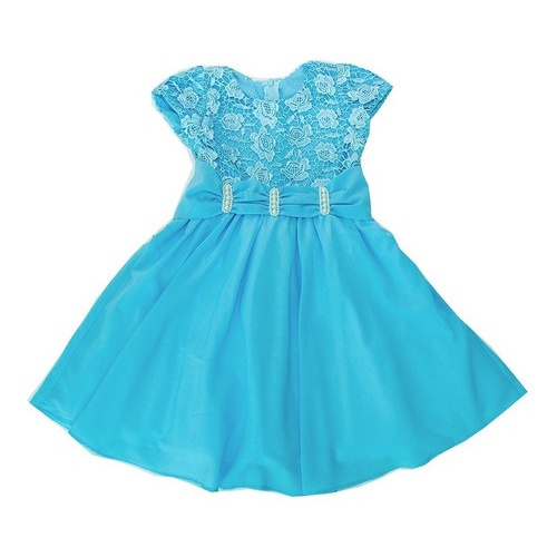 Vestido Cinderela Azul Longo Luxo 1.2.3.4 no Shoptime