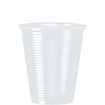 Copo plastico 180ML branco pp 100UN cristalcopo