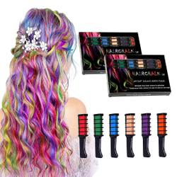 2 conjuntos de giz de cabelo para meninas presentes de Natal para meninas 7 anos 8 9 10 11 12, cor de cabelo temporária lavável para crianças, giz de cabelo para crianças é boa?